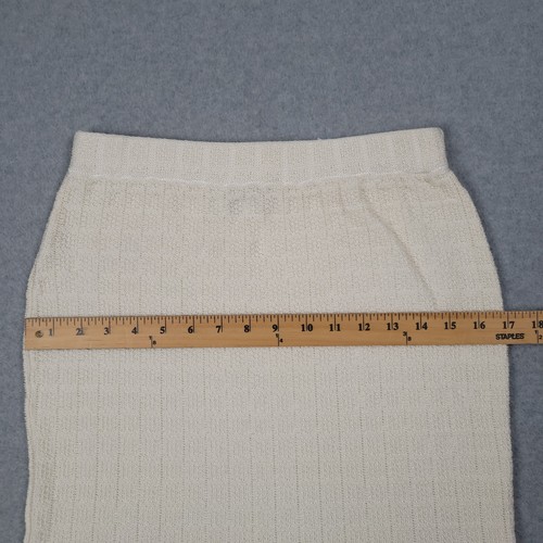 St John Collection By Marie Gray Suit Women 4 Ivory Santana Knit Skirt Jacket - Picture 14 of 15