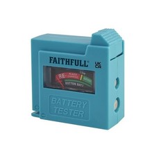 Image of Faithfull Battery Tester for AA, AAA, C, D & 9V FAIDETBAT
