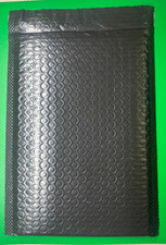 9"x7" 0Poly Bubble Padded Envelopes Mailers Black Extra Wide Quick Shipping