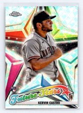 2022 Topps Chrome Logofractor Future Stars #FS-17 Kervin Castro RC Giants