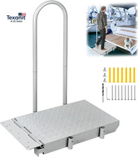 Boat Boarding Platform with Handrail, Dock Ex...
