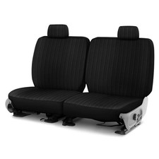 For Ford F-150 92-96 Dorchester Velour 1st Row Black Custom Seat Covers