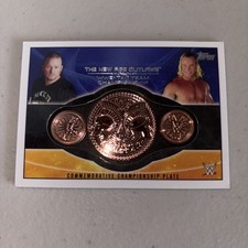 2015 Topps WWE New Age Outlaws Tag Team Commemorative Championship Plate Card