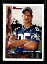Christian Fauria RC: 1995 Bowman Rookie Card #305. rookie card picture