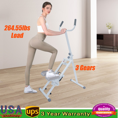 Workout Stair Stepper Foldable Vertical Stair Climber Machine Fitness Stepper