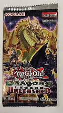 YUGIOH Trading Card Game Dragons of Legend Unleashed Booster Pack - New