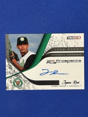 2008 TRISTAR Prospects Plus Farm Hands #FH-TR Tyson Ross Auto Cougars autograph