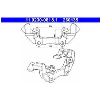 Halter Bremssattel Vorne FüR Volvo S40 544 2.4 2.5 04 Bis 12 ATE Original