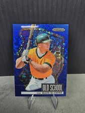 2022 Panini Prizm Mark McGwire #OS-7 Old School Insert Blue Disco Prizm /199 A16