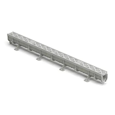 Zurn Z880 48'' 2-1/2'' wide reveal trench drain system