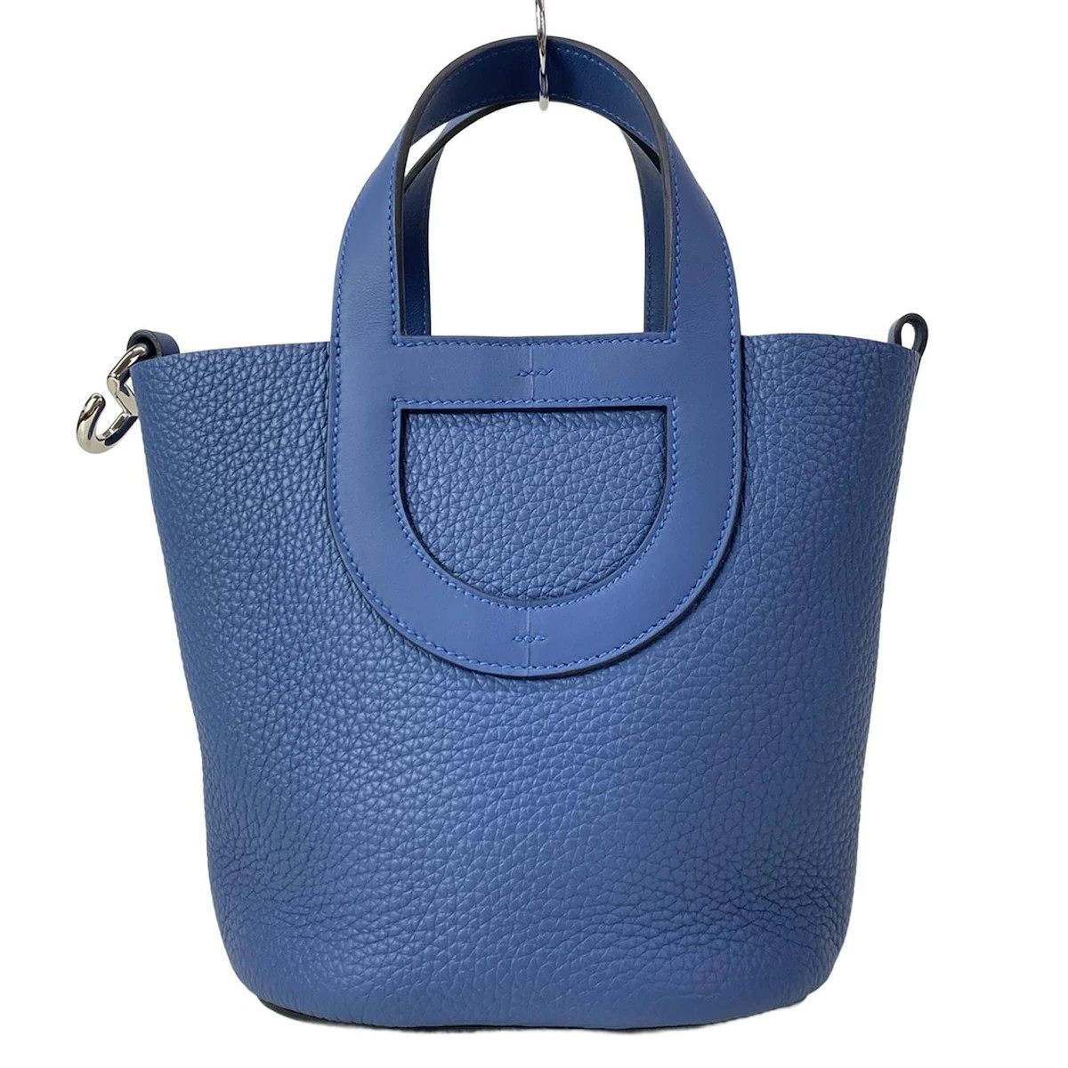 HERMÈS トートバッグ ネイビー/ブルー Hermès HERMES In the Loop 18 Tote Bag blue tie Taurillon Clemence