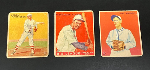 Joe Moore #231 1933 Goudey card