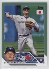 2023 Topps Japan Edition Jade Green 17/75 Matt Chapman #101 10pz