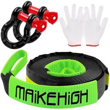 Abschleppseil 5M 10T Polyester SUV Abschleppseil mit Haken Notfall Auto