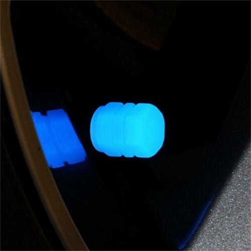 Wheels Luminous Valve Car Valve Stems 16*12*12mm 4/8/16PCS Fluorescent-Blue - Picture 4 of 48