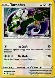 Tornadus 142/185 Cosmos Holo Promo Blister Exclusives Vivid Voltage