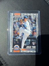 2026 Topps Series 1 #4 Jonah Tong Rookie Card Spring Training Foil Mets (RC)