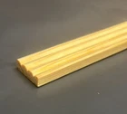 Pine Wood Reed Moulding Decorative Reeded Trim Beading Timber 6x21mm, 1m (4-12)