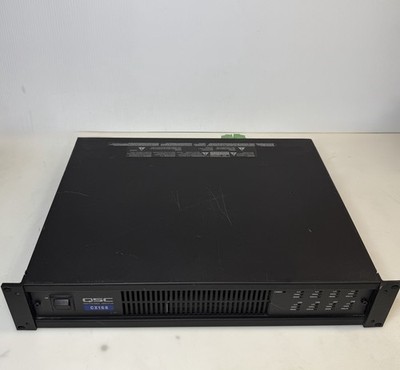 QSC CX168 8-Channel Professional Power Amplifier Tested Working w/ Output Plug