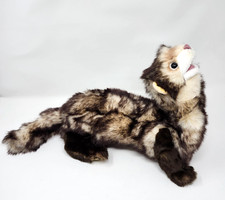 Folkmanis Ferret Hand Puppet Realistic Plush Animal Preschool Toy