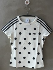 adidas Originals Slim Cali Polka Dot T-Shirts Women Lifestyle Top AsiaFit KV1193