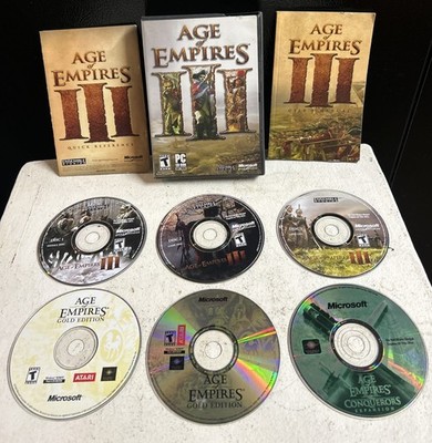 Age of Empires 3 + Gold Edition + II Conquerors Expansion (PC) - Read