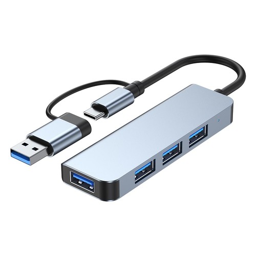USB 3.0 Hub Expansion Multiport Converter Type C Data for Laptop Notebook - Afbeelding 7 van 7