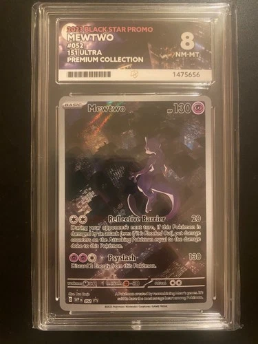 Mewtwo 052 Sv: Scarlet & Violet Promo Cards Holo - ACE 8 Graded