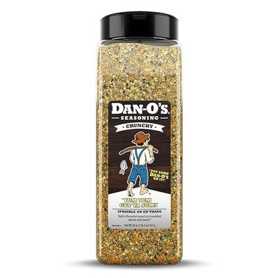 Dan-O s Seasoning Crunchy | Large Bottle | 1 Pack (20 oz)