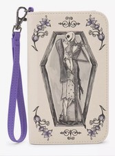 Loungefly The Nightmare Before Christmas Jack Sally Coffin Tech Wallet