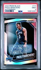 2024 PANINI PRIZM BLACK AUTO #117 PAOLO BANCHERO PSA 9