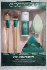Ecotools Feeling Festive 5-Piece Face Essentials Set NIB