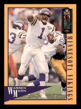 1995 Classic NFL Experience #59 Warren Moon Gold Near Mint or Better