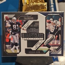 Panini Contenders Tim Brown Michael Irvin #10 Raiders Cowboys NFL Draft Class
