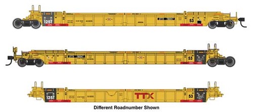 Walthers Mainline 910-55833 escala HO NSC coche pozo de 3 unidades RTR TTX #786996 | Zustand: New