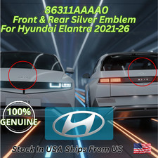 New Genuine Oem Front Hood Emblem Logo For 2024-2025 Hyundai Elantra 86311aaaa0
