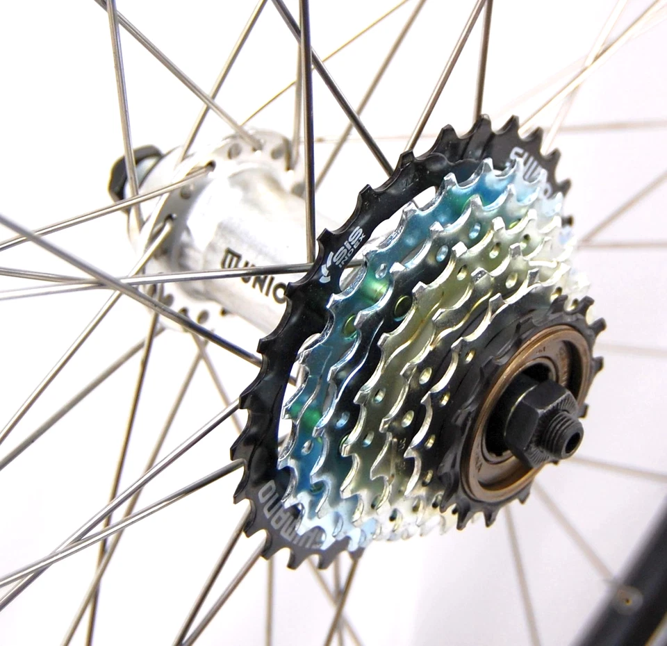 Komplett Hinterrad 28 Zoll Hohlkammerfelge mit 7-fach Ritzel und Reifen 1,75 QR - Bild 2 von 4