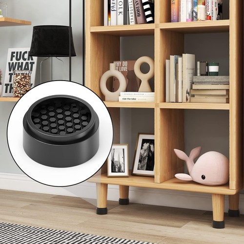 Ezprotekt 1 Inch Adjustable Bed Furniture Risers Stackable Round Heavy Duty C... - Picture 4 of 8