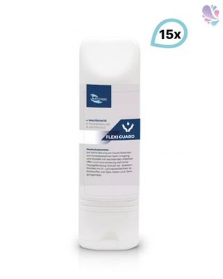 Hautschutzcreme silikonfrei Flexi Guard SET, 15 x 100 ml Tuben