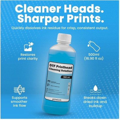 DTF Printhead Cleaner 500ml - Removes Ink Clogs