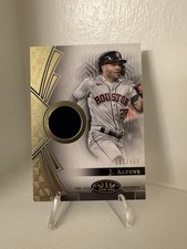 2023 Topps Tier One Jose Altuve #T1R-JAL Tier One Relic /400 Houston Astros