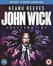 Image of John Wick: Chapters 1 & 2 Blu-ray KEANU REEVES SEALED BLU RAY IN SLIPCASE COVER
