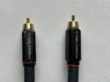 Gently Used Tributaries Series 6 RCA Audio cables 1.5m pair 6A-015B. 5ft