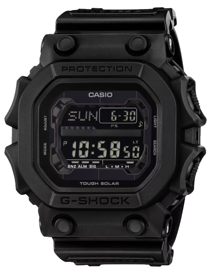 Casio G-SHOCK GX-56 Black Resin Solar Power 200M Shock Mud