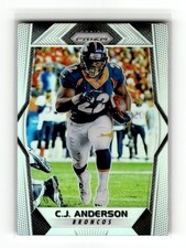 C.J. Anderson 2017 Panini Prizm #111 Denver Broncos Prizm Silver
