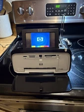 HP Photosmart A636 Compact Photo Printer with proper AC Adapter Fast Shipping