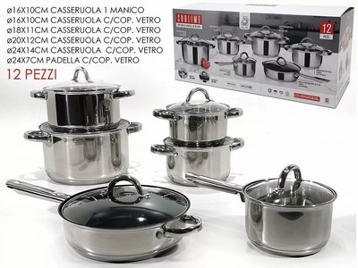 24 coperchi di ricambio in acciaio inox con bocca normale, coperchio e
