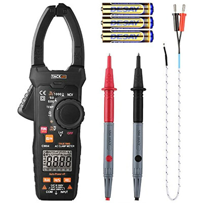 TACKLIFE Stromzangenmessgerät Digital Clamp Meter  6000 Zähler