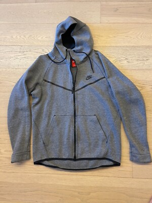mens nike tech tracksuit grey