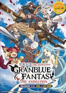 Granblue Fantasy The Animation Season 1 2 Vol 1 25 End English Sub Ebay